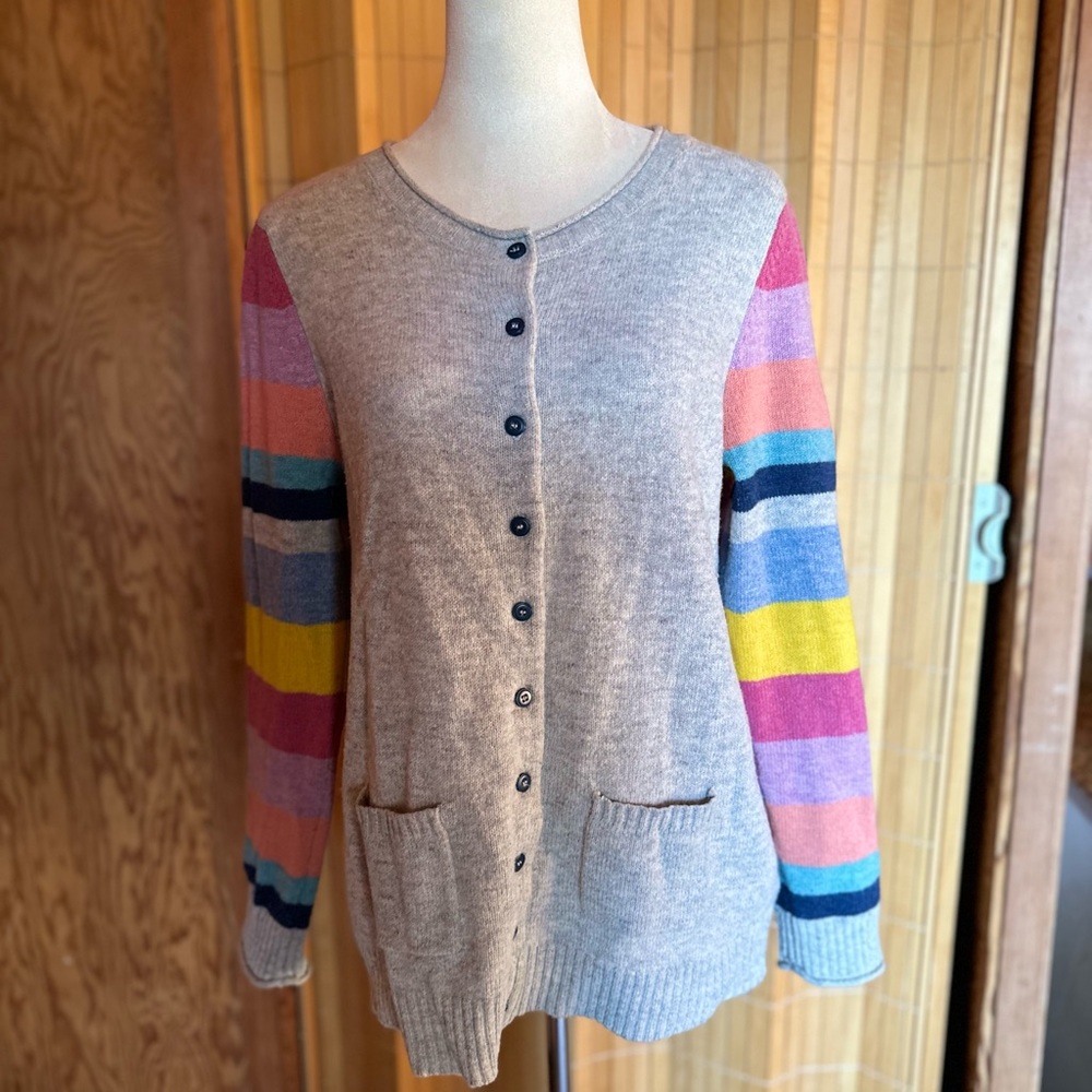 Heyton Colorful Wool Cardigan